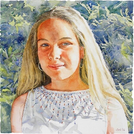 Portret Caramay 2002 - Aquarel