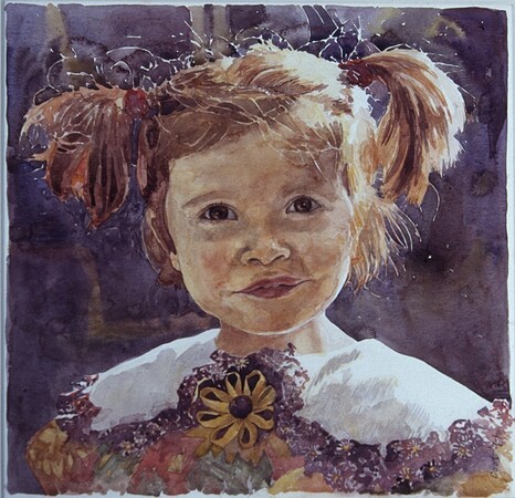 Portret Ruby 1995 - Aquarel